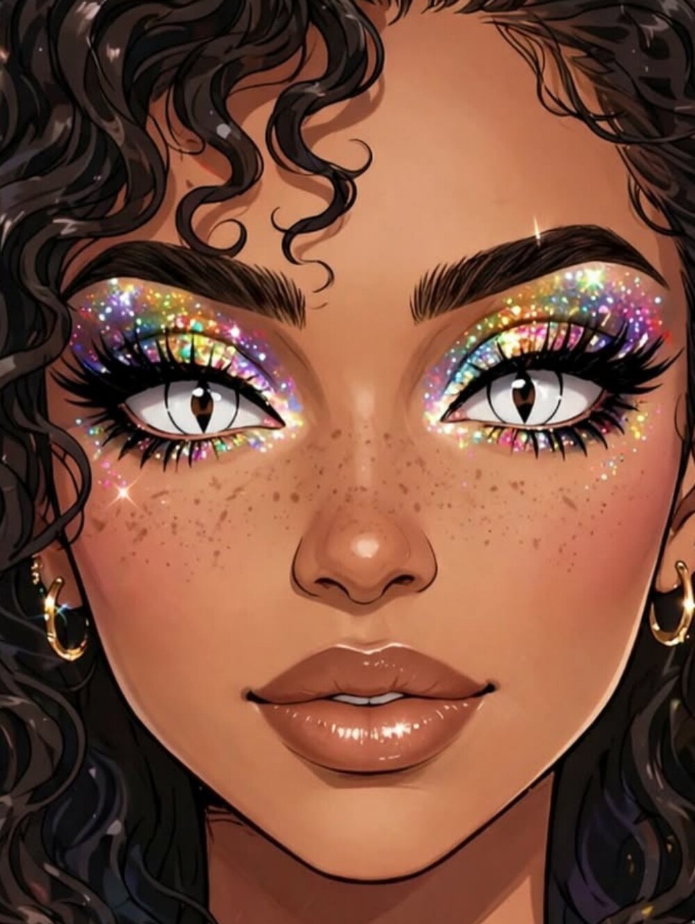 Cat Eye Color Eye Wear Lenses - Costume Enhancements